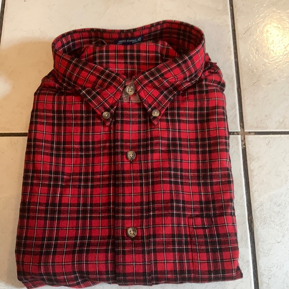 Red and black flannel shirt NWT